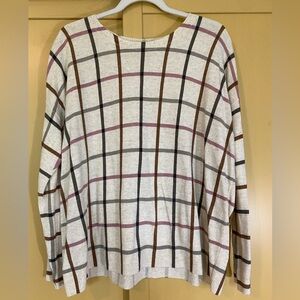 LOFT Plaid Sweater